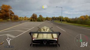 Forza Horizon 4 Золотая PAGANI ZONDA R быстрое вождение HD 1080p \ ПАГАНИ ЗОНДА Р геймплей
