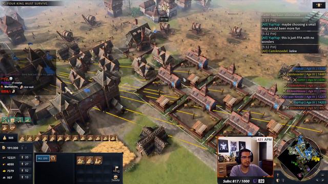 FFA OF THE KINGS: 8 Pro Players Royal Rumble Free For All in AOE4 смотреть онлайн
