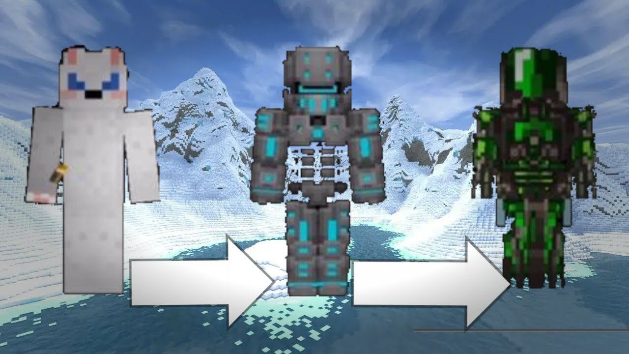 Маинкрафт но я не перестаю превращаться в робота