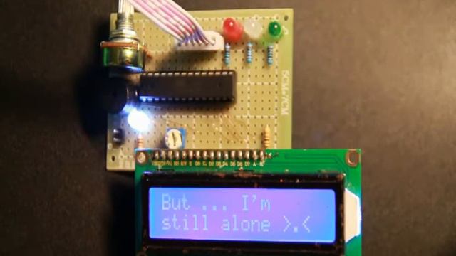 Atmega8 With LCD1602