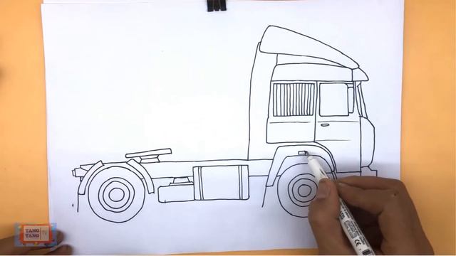 🚚🚚🚚 How to draw IVECO trucks - Semi Truck drawing easy - Truck coloring pages for kids 🚚🚚🚚 смотреть онлайн