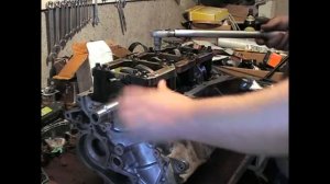 Сборка блока двигателя VQ35DE на Ниссан Мурано