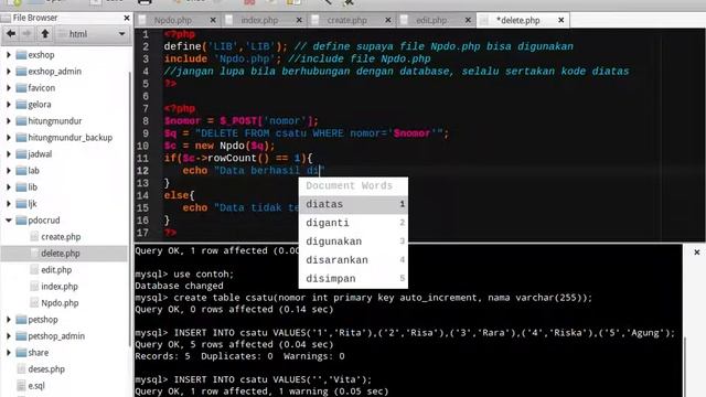 Tutorial Crud Php Mysql Pdo - Bagian 9 - #tutorialcrudpdophp смотреть онлайн