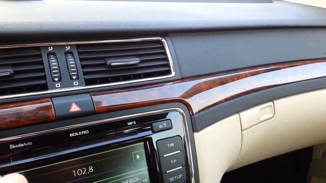 Обзор салона Skoda Superb