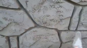 Оформление цоколя дома из арт бетона своими руками