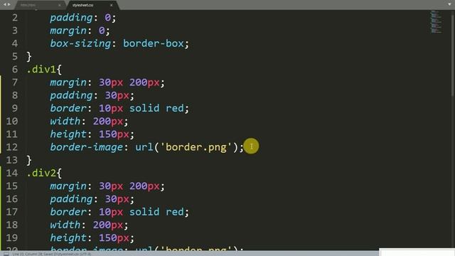 Lec # 38 CSS3 Border Images & Border Linear Gradient Colors in Urdu Hindi Advanced Styles in CSS3 I смотреть онлайн