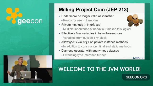 GeeCON 2017: Simon Ritter - 55 New Features In JDK 9 смотреть онлайн