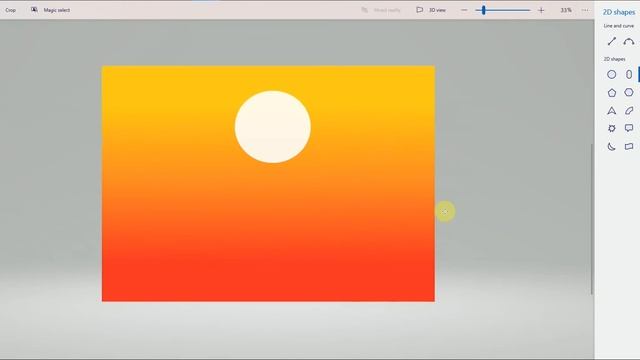 How to make a simple Gradient in Paint 3D смотреть онлайн