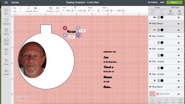 Floating Ornament | In memory of | Print then Cut | Cricut смотреть онлайн