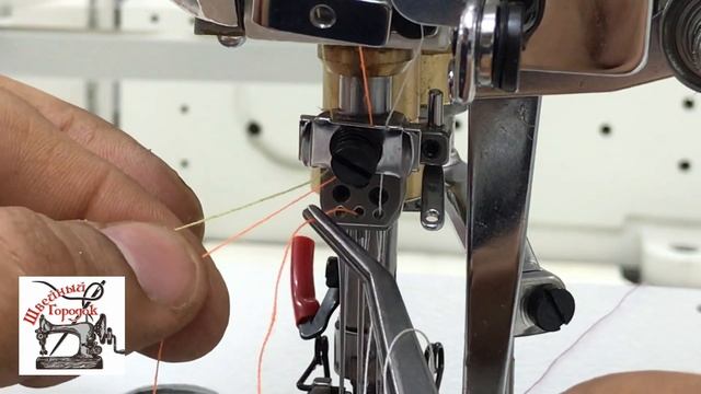 JACK W-4.Как заправить промышленную распошивальную машину. смотреть онлайн