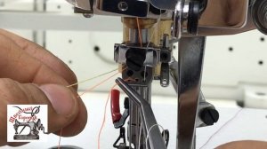 JACK W-4.Как заправить промышленную распошивальную машину.