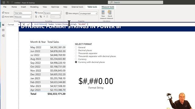 How To Use The Dynamic Format Strings Feature - Power BI April 2023 Updates смотреть онлайн