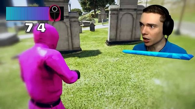 Surviving 99 YEARS As SQUID GAME GUARD (GTA 5) смотреть онлайн