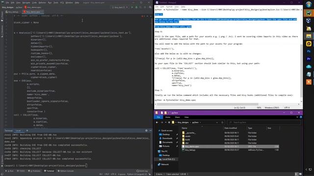 Using Kivy and Pyinstaller to Compile an EXE in Python3 [Beginner Friendly] смотреть онлайн