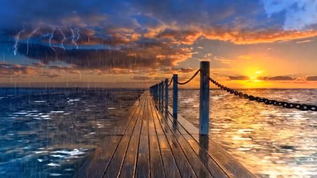 Звук дождя и грозы для сна, отдыха.Самая лучшие звуки смотреть онлайн