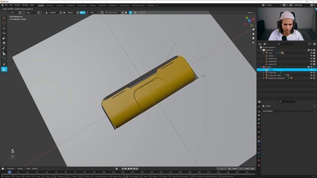 Creating simple Sci Fi insert for Kit ops in Blender | Tutorial смотреть онлайн