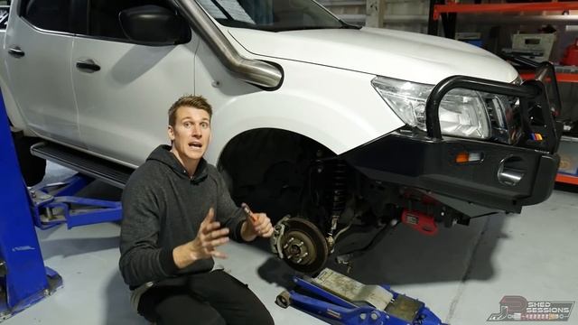 NP300 LIFT KIT INSTALL DIY IFS SUSPENSION #ShedSessions #NP300
