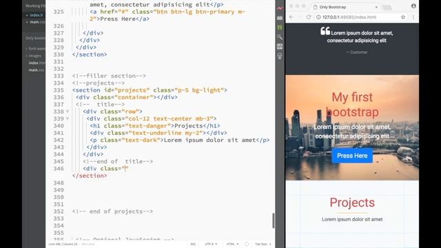 Bootstrap 4 Project - Bootstrap Exclusive Project Full Video смотреть онлайн