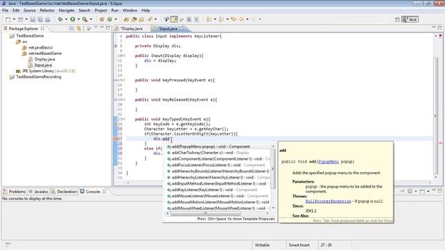 Java Text Based Game Tutorial 3 смотреть онлайн