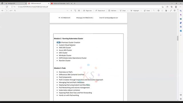 Kubernetes New batch will be starting on 6th/Feb/23 | K8S Realtime training in Telugu ✆ 9966231191 смотреть онлайн