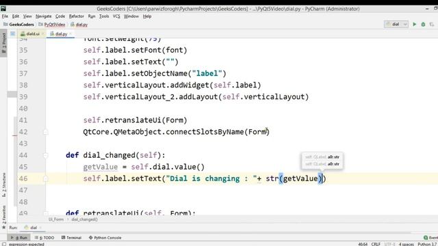 PyQt5 Tutorial - Working with QDial class смотреть онлайн