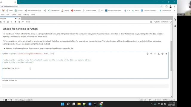Lesson 17| Python | File Handling смотреть онлайн