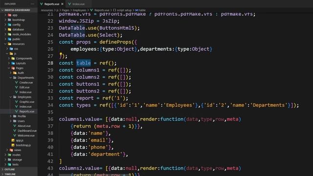 DataTables botones editar y eliminar en CRUD Laravel 10 Vue 3 con Inertia смотреть онлайн