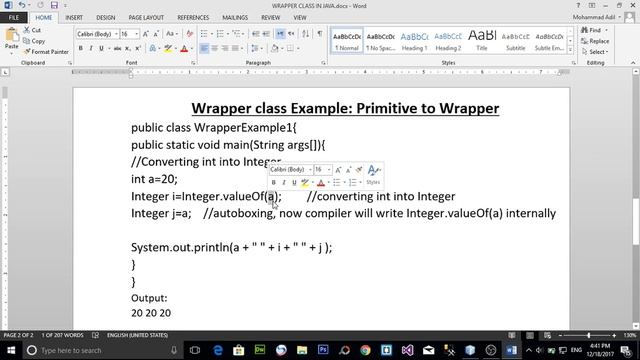 WRAPPER CLASSES IN JAVA PROGRAMMING (URDU / HINDI) смотреть онлайн
