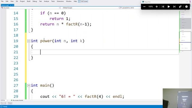 OOP ITU 23 L13 Intro to Recursion (Factorial, Multiply and Power function using recursion) смотреть онлайн