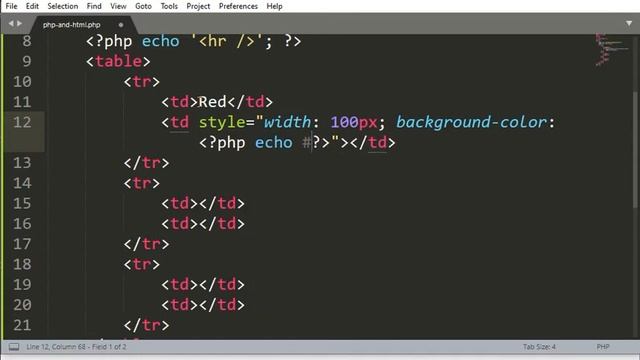 PHP and HTML смотреть онлайн