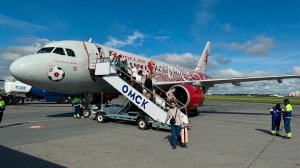 Airbus A319-100 | Россия в ливрее «Спортолет» | С.Петербург-Омск