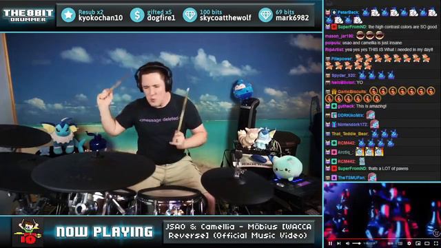 The8BitDrummer plays Möbius [WACCA Reverse] by USAO & Camellia смотреть онлайн