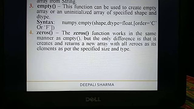 NumPy Array Function | Creating 1-D and 2-D Arrays in NumPy | Python| Class XII смотреть онлайн