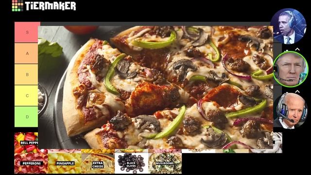 US Presidents Rank Pizza Toppings смотреть онлайн