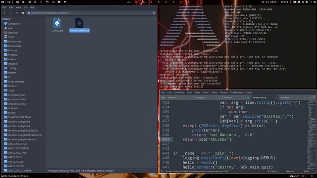 ArcoLinux : 3073 Welcome App Series - Manjaro hello app смотреть онлайн
