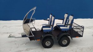 Дуги верхнего каркаса для квадроприцепа.