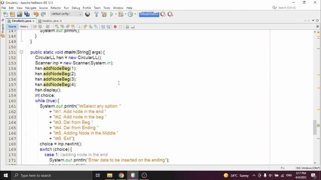 Circular Linked List Java source code смотреть онлайн