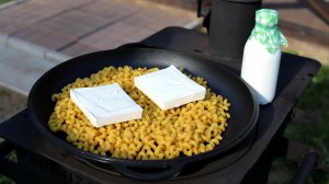 Показываю как приготовить макароны по-турецки в сковороде.