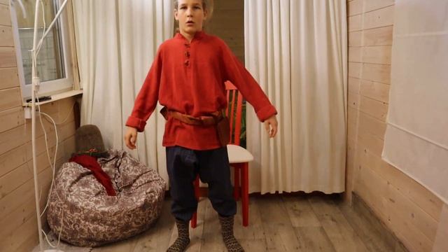 Народная одежда на мальчика . Гуляй-Играй . КРК Уклад. Во что одеваются современные дети? смотреть онлайн