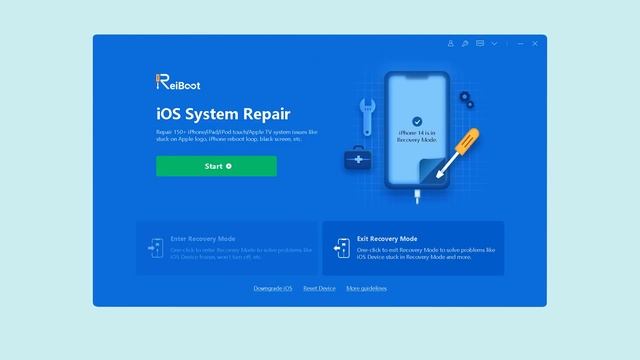 Tenorshare ReiBoot - 2023 Best IOS System Repair & Reset Tool For All IOS Bugs (iOS 16)