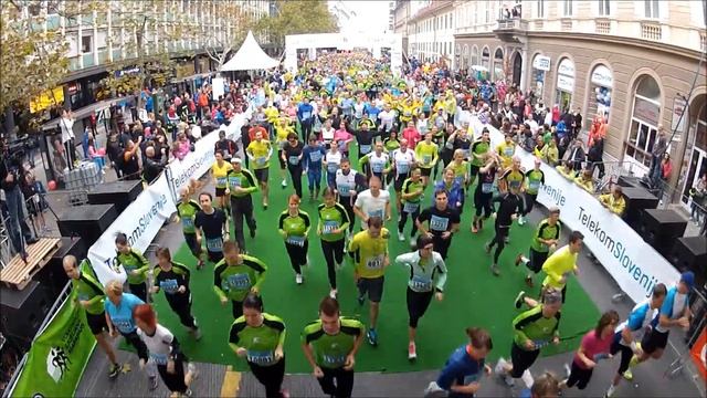 Volkswagen 18. Ljubljanski maraton - štart teka na 10 km - KD смотреть онлайн