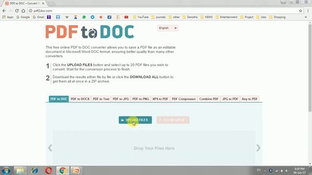 Without any software Convert PDF to Word Online смотреть онлайн