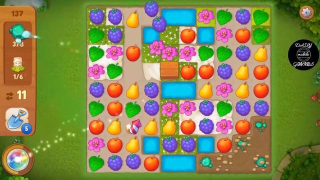 GardenScapes - Level 137 + Story - Gardening смотреть онлайн