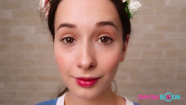 Карие увеличивающие линзы Zoe Brown EOS (Корея) смотреть онлайн