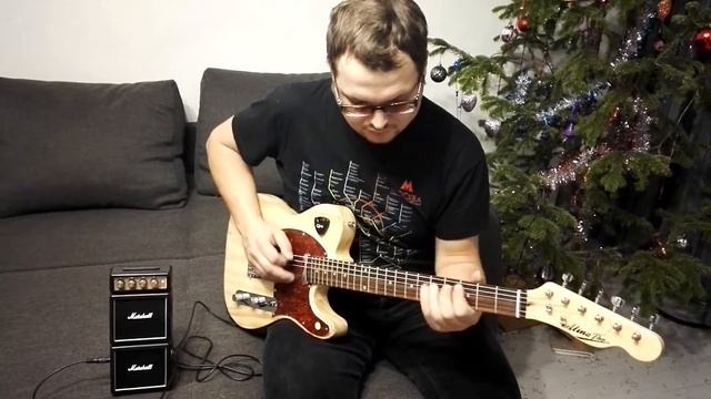 Небольшой обзор электрогитары Alina Pro Bluesman смотреть онлайн