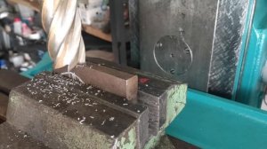 Фрезер 6в75 (ОФ-55) 1968г первая стружка после сборки Часть 5