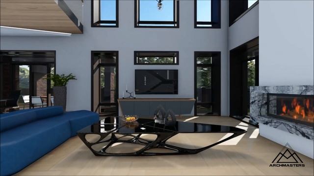 Проект дома в стиле Прерий ( Райта ) смотреть онлайн