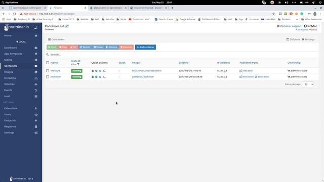 phpMyAdmin on OpenMediaVault with Docker and Portainer | Raspberry Pi смотреть онлайн