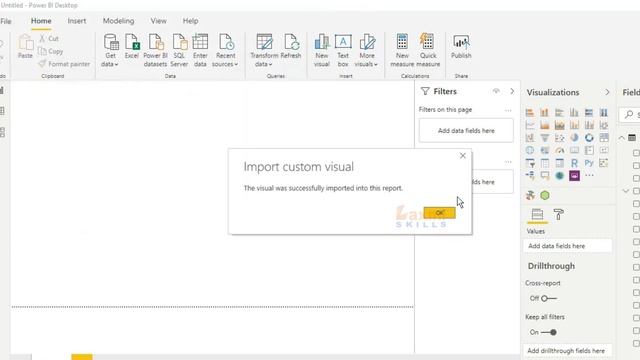 how to import custom visual from file in power bi desktop смотреть онлайн