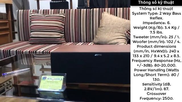 Giới Thiệu LOA JAMO S622 Center ( KhanhAudio ) - Khanh Audio смотреть онлайн